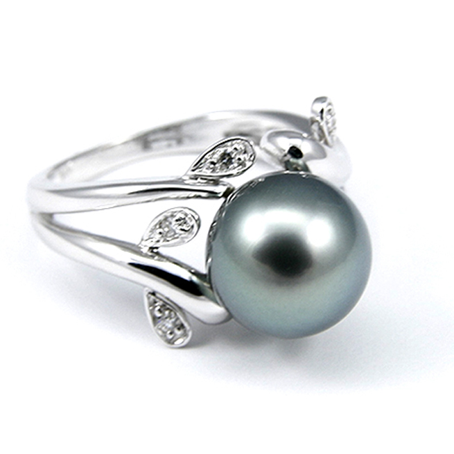 Flowers Tahitian Pearl Ring