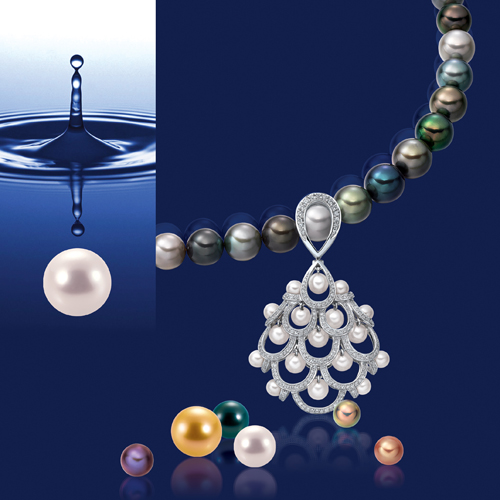 Pearl Jewelry with Diamond