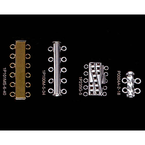 Magnetic Bar Clasp, Silver Bar Clasp