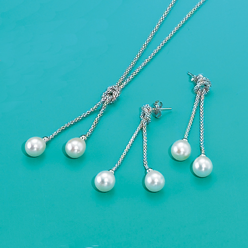 Pearl Jewelry with Silver