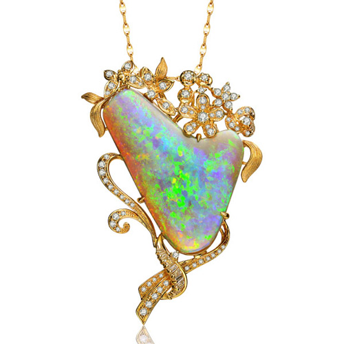 Crystal Opal Pendant