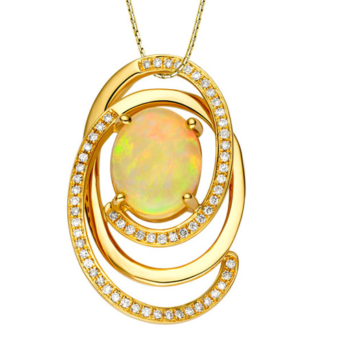 Crystal Opal Pendant