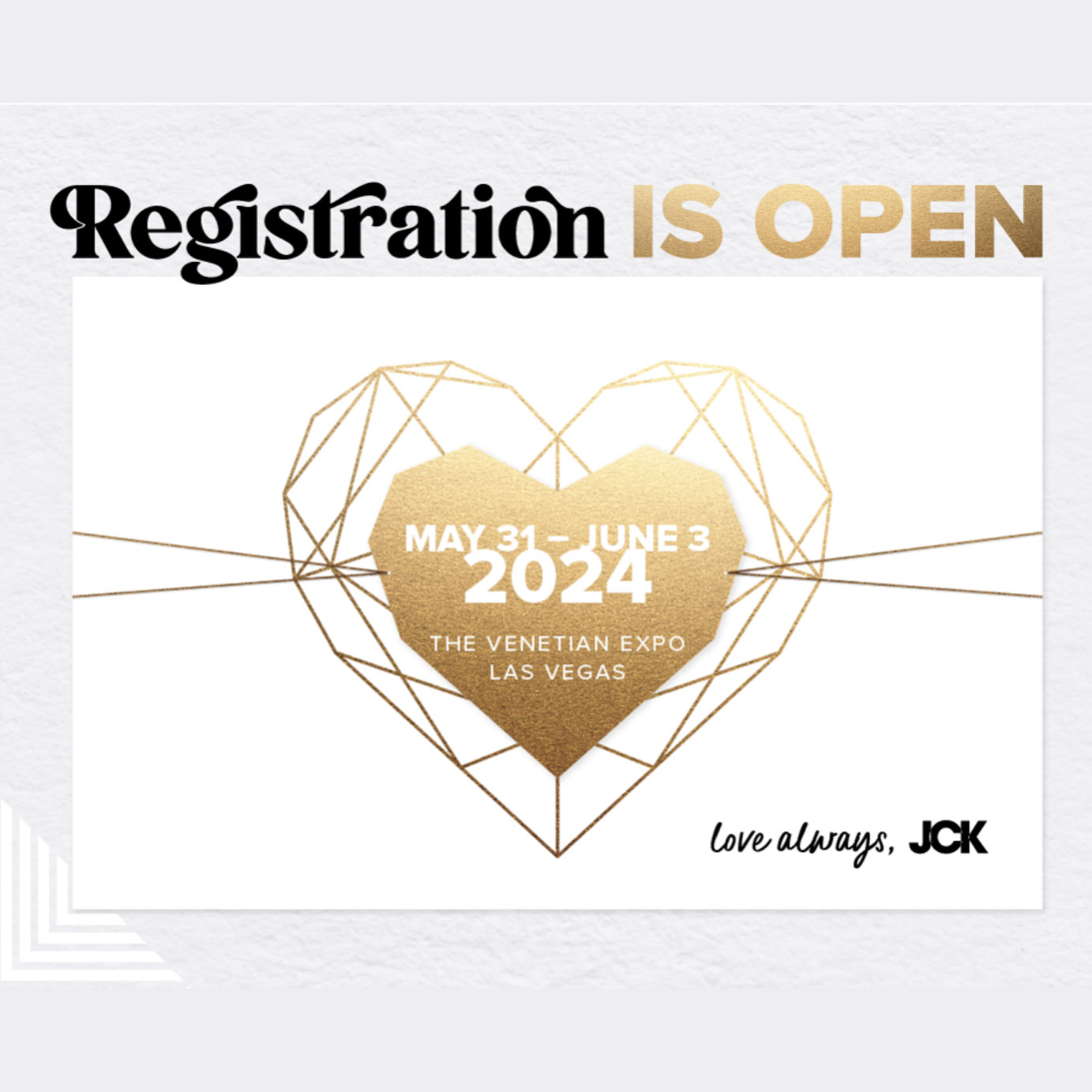 Registration Opens for JCK 2024 in Las Vegas