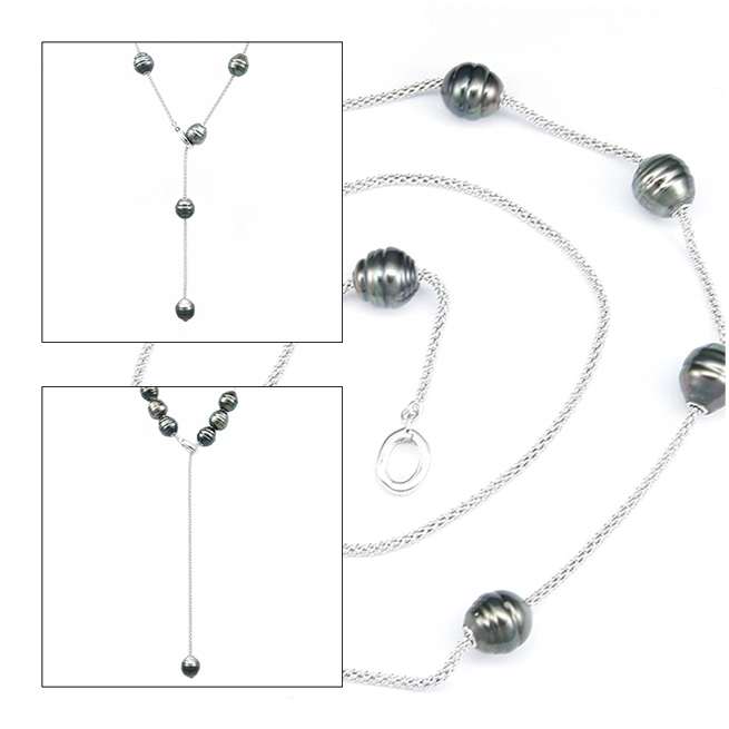 Moving-Pearl Tahitian Pearl Necklace