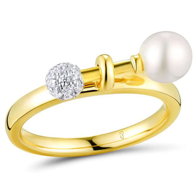 Pearl Jewelry with Diamond