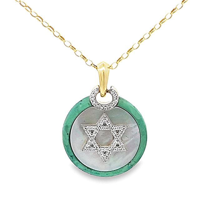 18KY Star Pendant